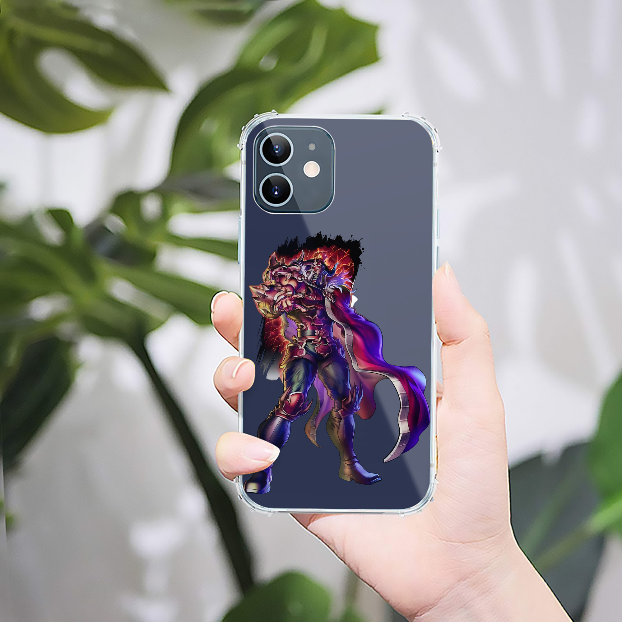 （画像用） 北斗の拳 Fist of the North Star 【iPhone 12シリーズ対応】透明スマホケース（クリアソフトケース）